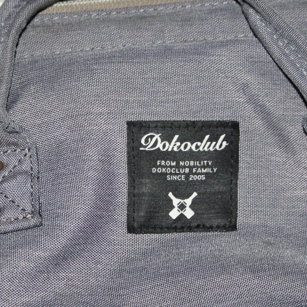 🤍🍼 Dokoclub Diaper Bag · Gray + Cream